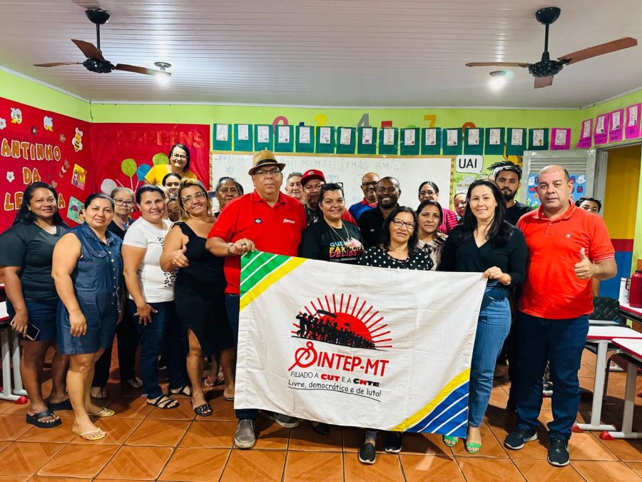 MT:  Dirigentes do Sintep-MT e categoria avaliam irregularidades na educação de Acorizal
