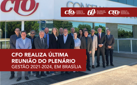 CFO realiza última reunião do plenário, gestão 2021-2024, em Brasília