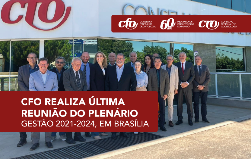 CFO realiza última reunião do plenário, gestão 2021-2024, em Brasília