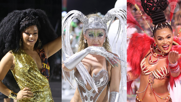 Carnaval 2025: musas e rainhas de bateria entregam fantasias já em clima de desfile oficial no primeiro dia de ensaio técnico no RJ