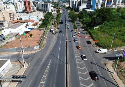 Obras no Complexo Viário Leblon, em Cuiabá, avançam em 3 frentes; confira