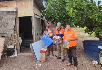 Famílias afetadas pelas chuvas em janeiro na capital recebem apoio da Defesa Civil