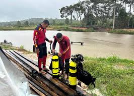 Bombeiros Militares localizam corpo de jovem que se afogou em represa