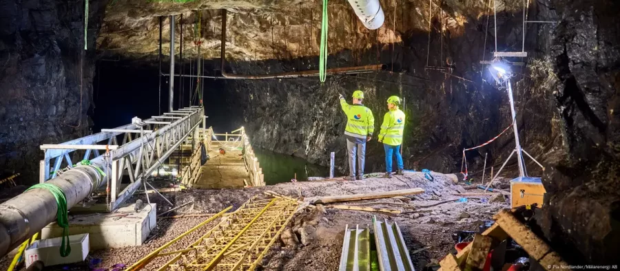 Cavernas da Guerra Fria viram fonte de calor na Suécia