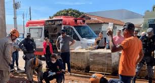 Corpo de Bombeiros resgata vítimas de intoxicação por gases em obras de cisterna