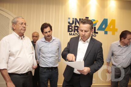 MT:  Líderes do União Brasil articulam reunião para debater projeto para 2026