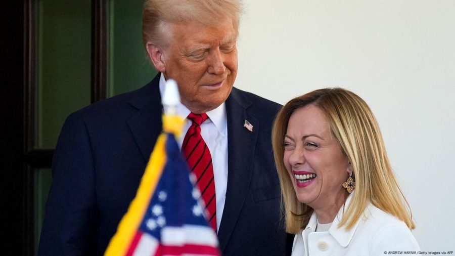 A ofensiva de charme de Meloni com Trump em meio ao tarifaço