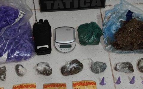ALTO PARAGUAI: Polícia Militar prende faccionado por tráfico e apreende porções de drogas