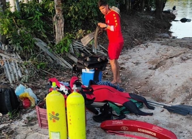 Bombeiros localizam corpo de vítima de afogamento no Rio Teles Pires