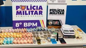 PM prende faccionado com 13 passagens criminais e apreende 46 porções de drogas