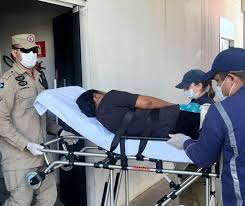 Corpo de Bombeiros socorre mulher ferida após queda em vaso sanitário