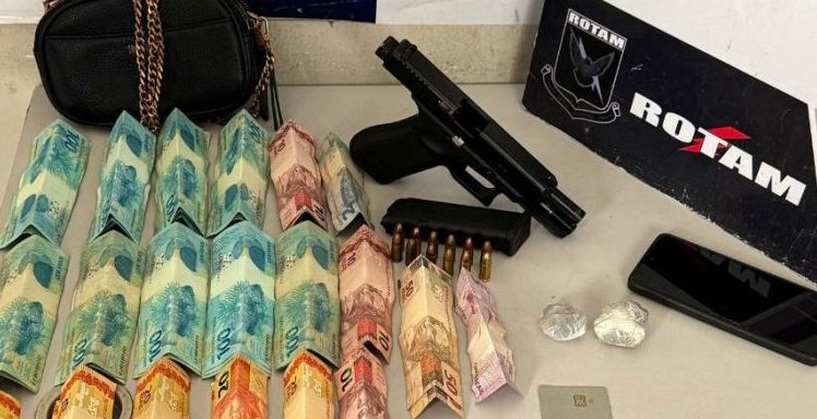 Homem com três mandados de prisão em aberto é preso pela Rotam em Cuiabá