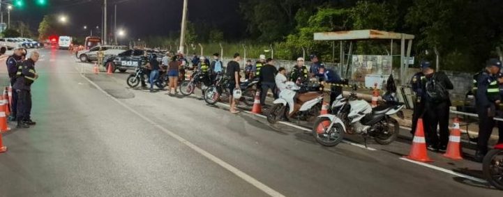 Operação Lei Seca voltada à fiscalização de motocicletas resulta em cinco prisões em Várzea Grande