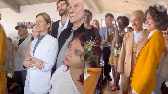 Odete Roitman em ‘Vale Tudo’, Débora Bloch prestigia casamento da filha com look elegante; veja fotos da união de Júlia Anquier e Maria Beraldo!