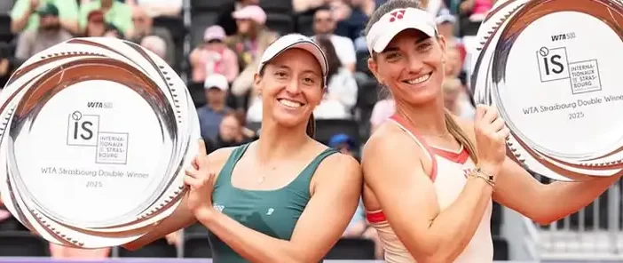 Luisa Stefani é campeã do torneio de duplas do WTA 500 de Estrasburgo