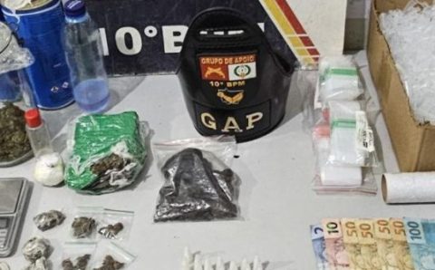 Suspeito por vender drogas por delivery é preso pela Polícia Militar em Cuiabá