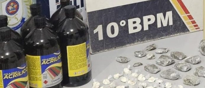 Adolescente é apreendido pela Polícia Militar com 60 porções de drogas em Cuiabá