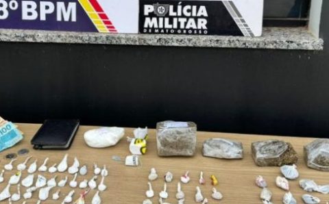 Polícia Militar prende três homens por tráfico de drogas em Pontes e Lacerda