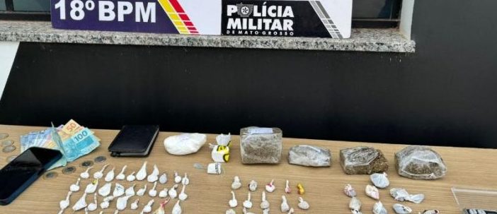 Polícia Militar prende três homens por tráfico de drogas em Pontes e Lacerda
