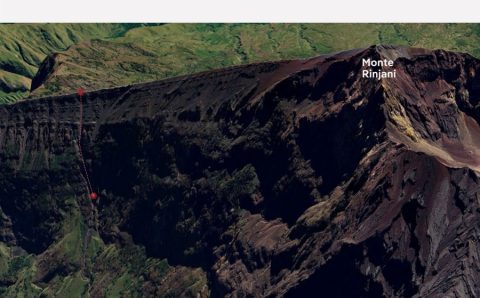 CIÊNCIA:   Como é a trilha no vulcão onde brasileira caiu na Indonésia