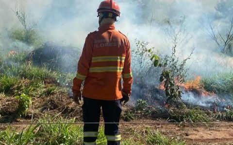 Corpo de Bombeiros realiza queima prescrita para prevenir incêndios no Parque Serra de Ricardo Franco