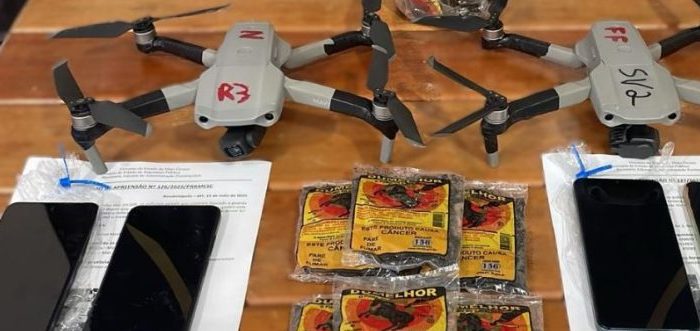 Polícia Penal já abateu 25 drones que tentaram entrar em perímetro da Penitenciária de Rondonópolis