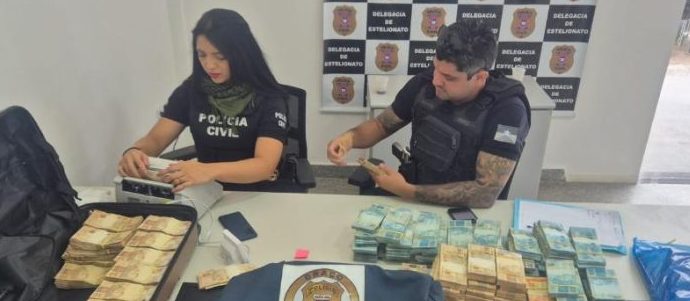Polícia Civil apreende alto valor em dinheiro durante buscas contra grupo especializado em estelionato contra jogadores de futebol