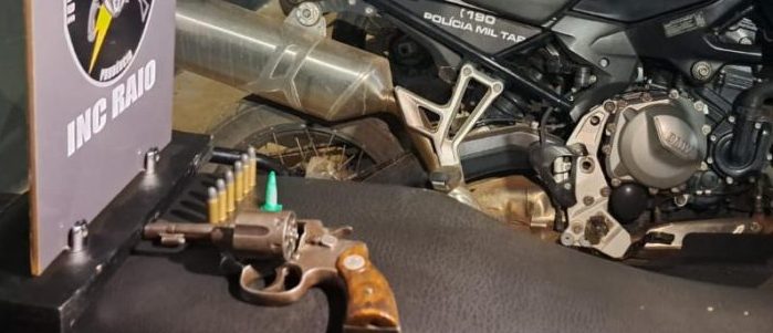 PM prende homem por violência doméstica e porte ilegal de arma de fogo em zona rural
