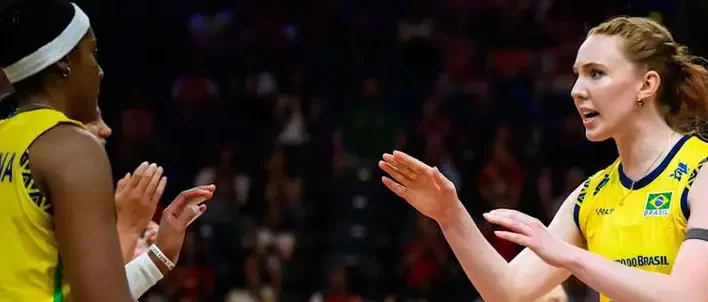 Vôlei: seleção feminina bate Bélgica na 2ª semana da Liga das Nações