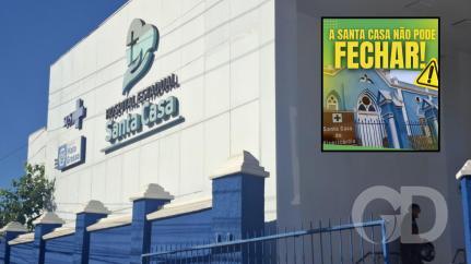 Médico destaca tratamentos exclusivos da Santa Casa e convoca povo para manifestação