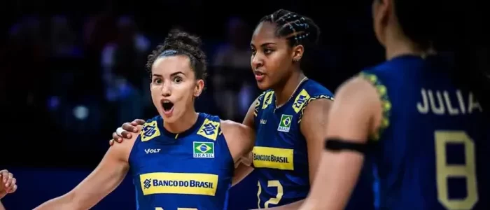 Ana Cristina lidera vitória brasileira pela Liga das Nações de vôlei