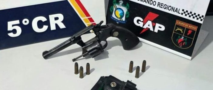 Polícia Militar prende homem que ameaçou irmão com arma de fogo em Barra do Garças