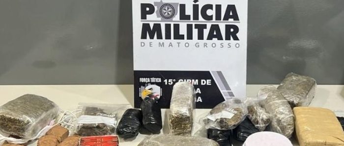 Força Tática prende faccionado com tabletes de maconha em Várzea Grande