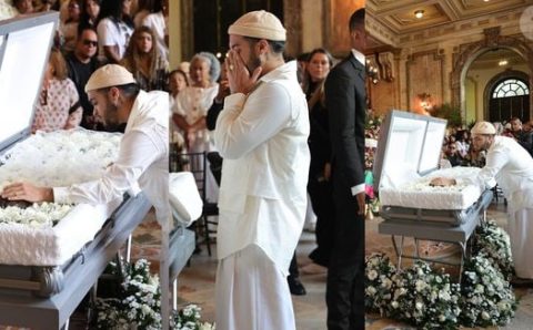 O comovente adeus de Francisco Gil, filho único de Preta Gil, à mãe durante velório