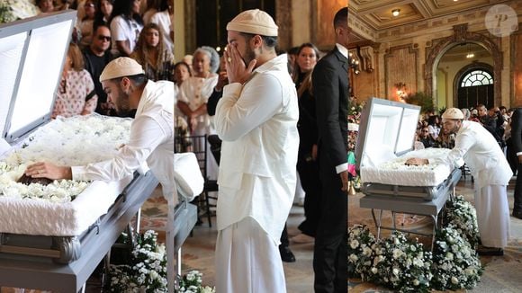 O comovente adeus de Francisco Gil, filho único de Preta Gil, à mãe durante velório