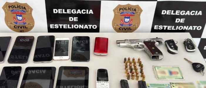 Polícia Civil de Mato Grosso prende vice-líder de facção criminosa paulista