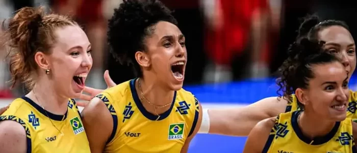 Brasil supera França por 3 sets a 2 na Liga das Nações de Vôlei