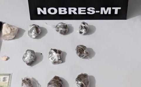 Polícia Civil desarticula ponto de venda de drogas em Nobres