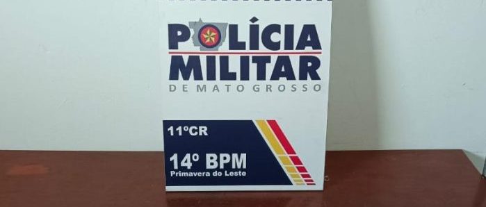 PM prende suspeito de violência doméstica e apreende espingarda em Primavera do Leste