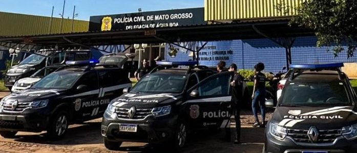 Polícia Civil deflagra terceira fase de operação e prende quatro pessoas em Água Boa
