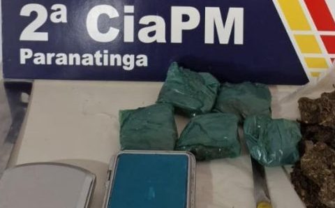 Faccionado de 17 anos é apreendido em flagrante pela Polícia Militar por tráfico de drogas