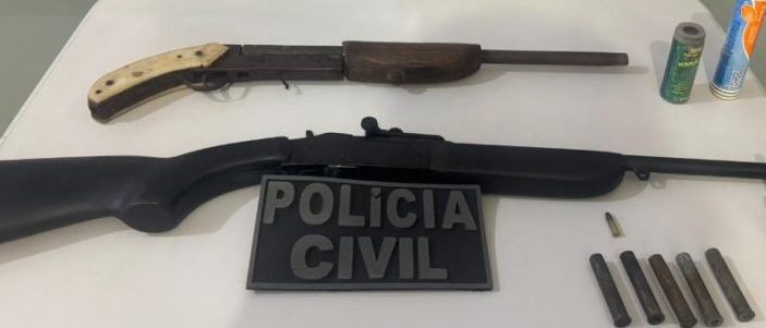 Polícia Civil prende condenado por homicídio com armas e munições na zona rural de Comodoro