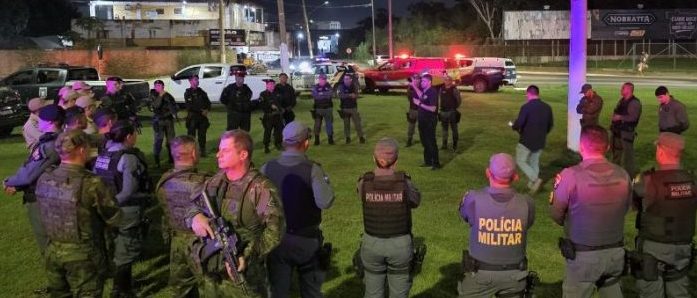 Operações integradas das forças de segurança aumentam 32% e garantem queda dos crimes violentos em MT