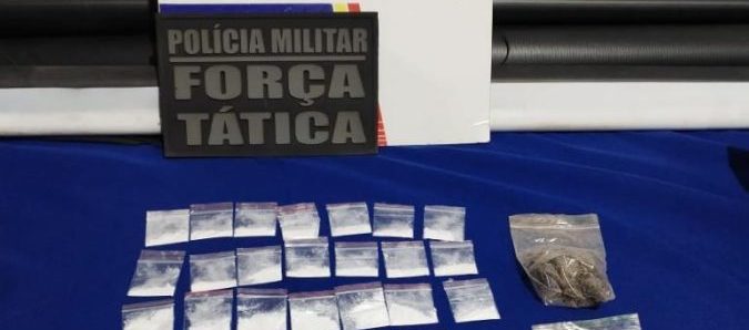 Força Tática prende dupla com 36 porções de drogas em Campo Novo do Parecis