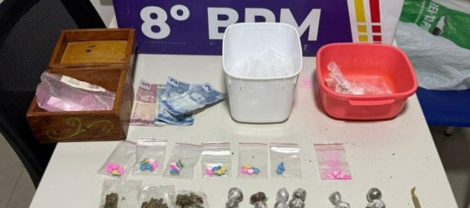 PM prende cinco faccionados e apreende drogas e raspadinhas ilegais em Alta Floresta