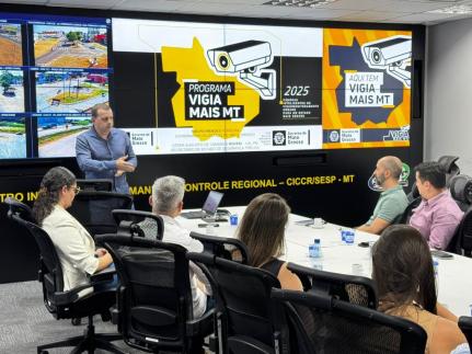 Comitiva de Minas Gerais visita Mato Grosso para conhecer o programa Vigia Mais MT