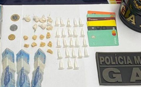 Integrante de facção é preso por tráfico de drogas durante operação da PM em Jaciara