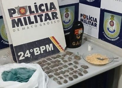 Polícia Militar prende homem por tráfico de drogas e apreende 51 porções em Cuiabá