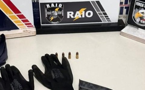 Polícia Militar prende homem faccionado com arma de fogo em Cáceres