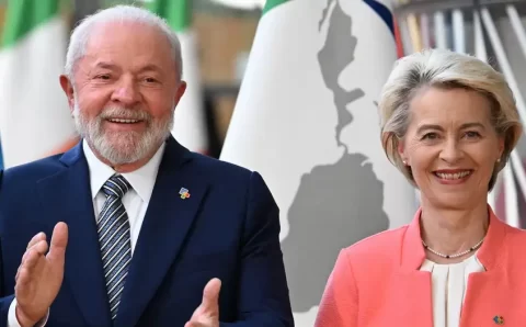 Lula e Von der Leyen conversam sobre acordo Mercosul-UE